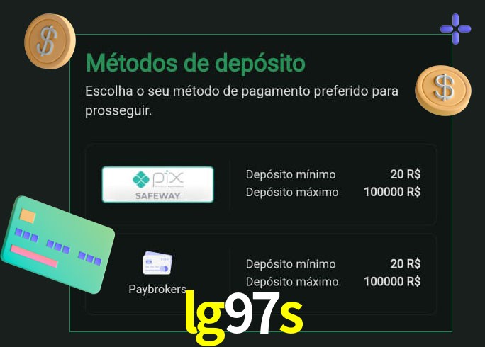 O cassino lg97s oferece uma grande variedade de métodos de pagamento